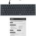 Клавиатура Acer OKW302,  USB, серебристый [zl.kbdcc.01c]